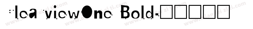 ClearviewOne Bold字体转换